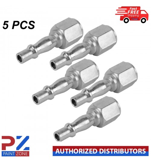 1/4" BSP Female & Male Bayonet Adaptor Air Line Coupler Fitting 5pc
